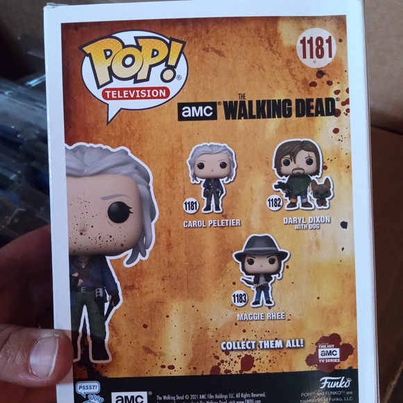 Other - Carol walking dead pop/ box may have been crushed a little